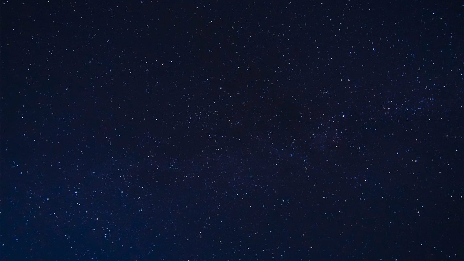 A starry night sky